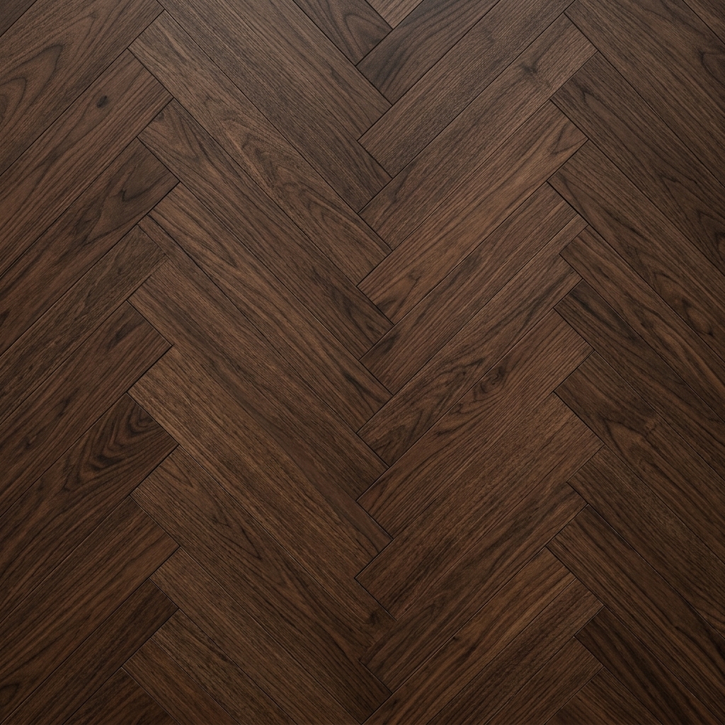 After — new herringbone floor