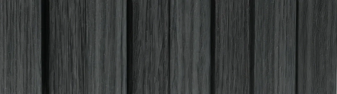 Vellera Groove Charcoal Oak wall panel finish