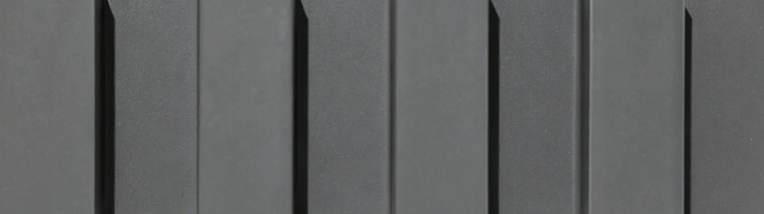 Vellera Groove Graphite wall panel finish